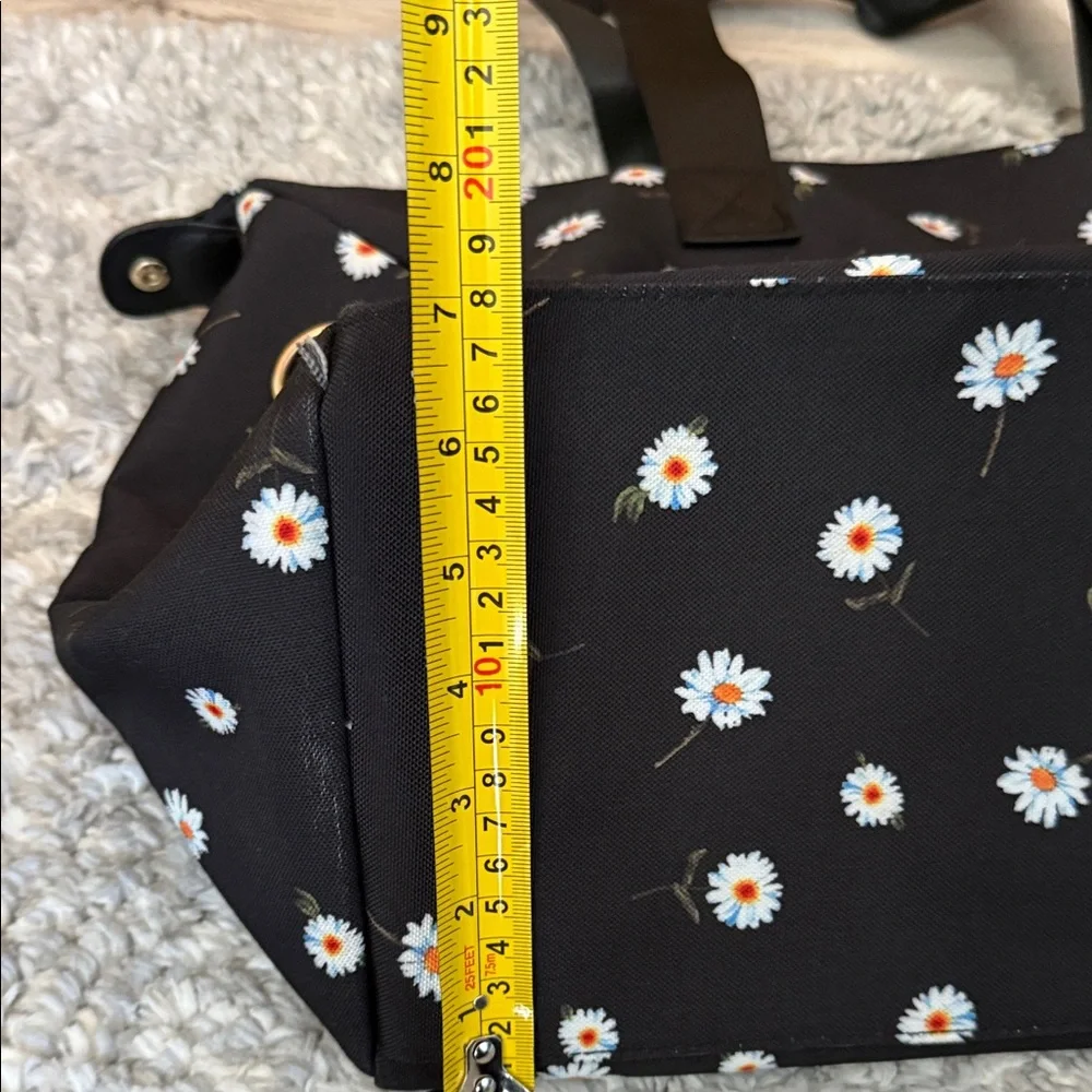 Alice + Olivia Black Daisy Tote Bag